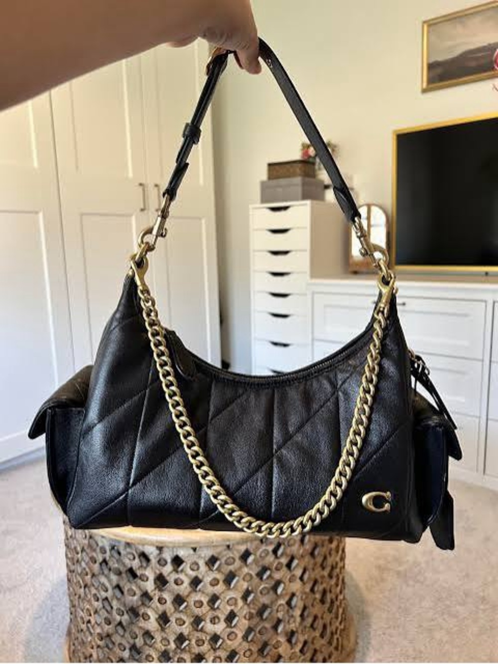NWOT Coach Pocket Juliet 30 With Quilting
